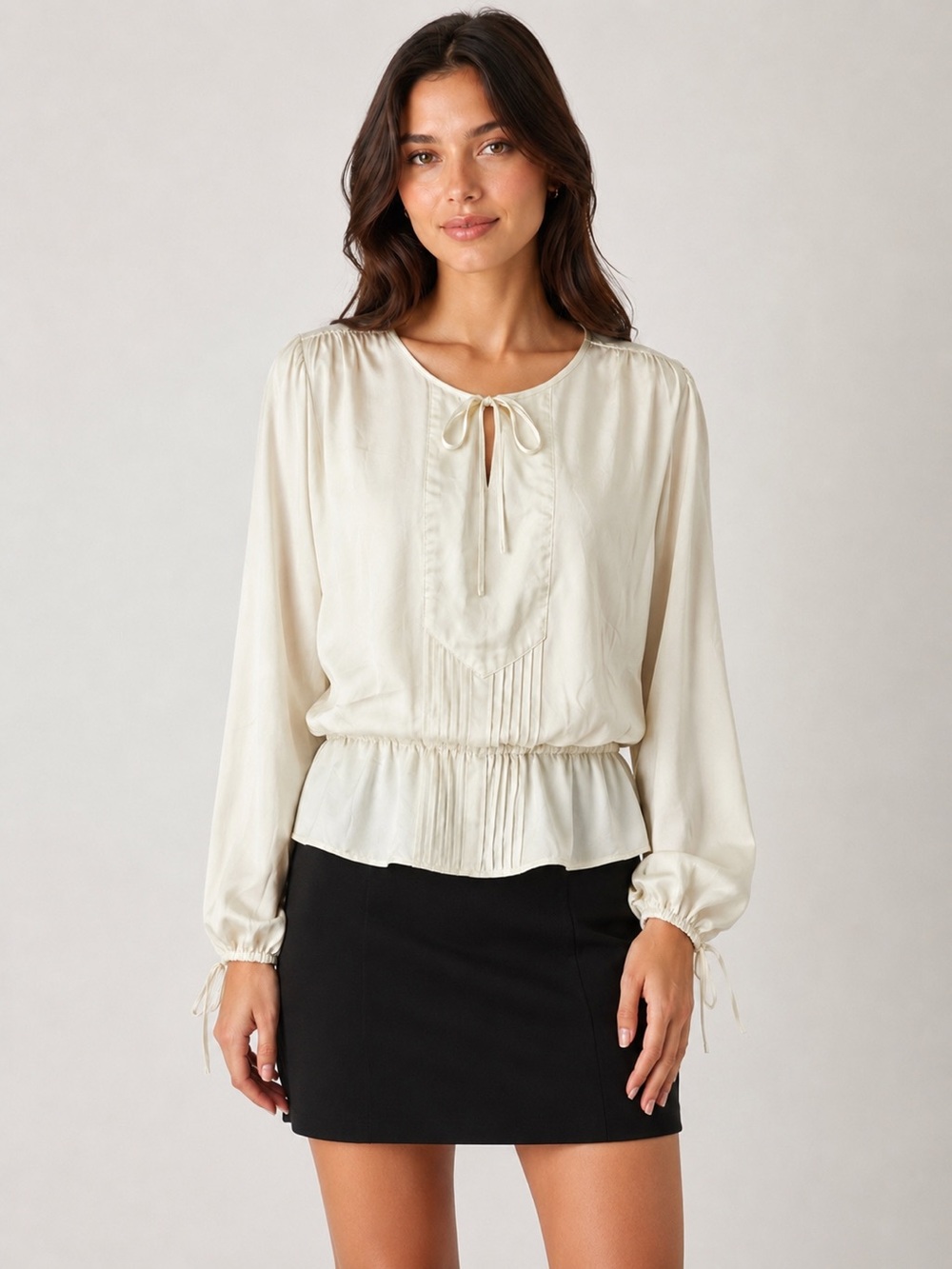 Chadwick's Collection. Cream Blouse
